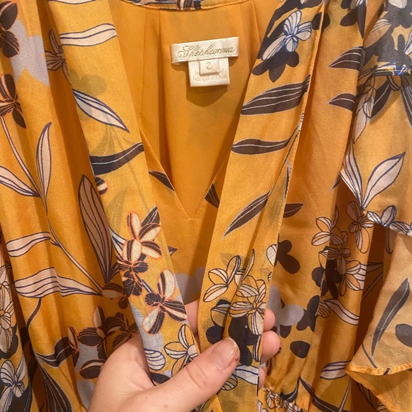 Shoshanna Elena Floral Silk Dress - As Worn by Jessica Alba - Picture 4 of 8